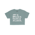 Atlanta Art Drugs Music Crop Top
