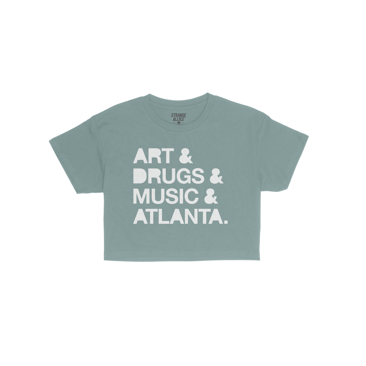 Atlanta Art Drugs Music Crop Top