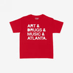 Atlanta Art Drugs Music Women's Baby Tee
