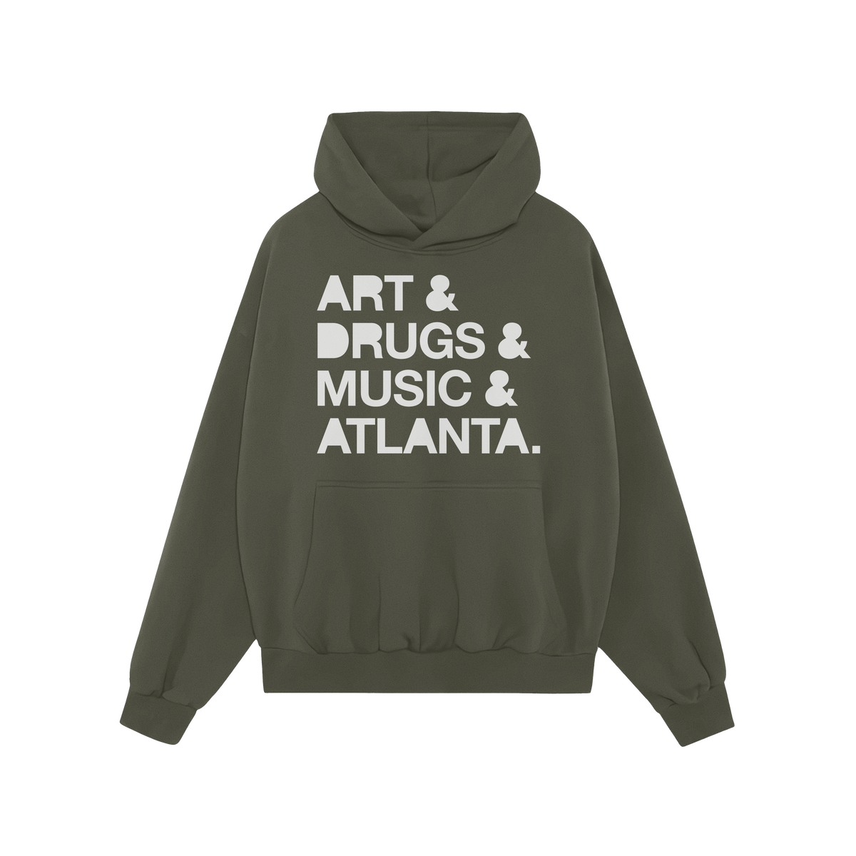 Atlanta Art Drugs Music Hoodie