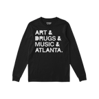 Atlanta Art Drugs Music Long Sleeve T-shirt