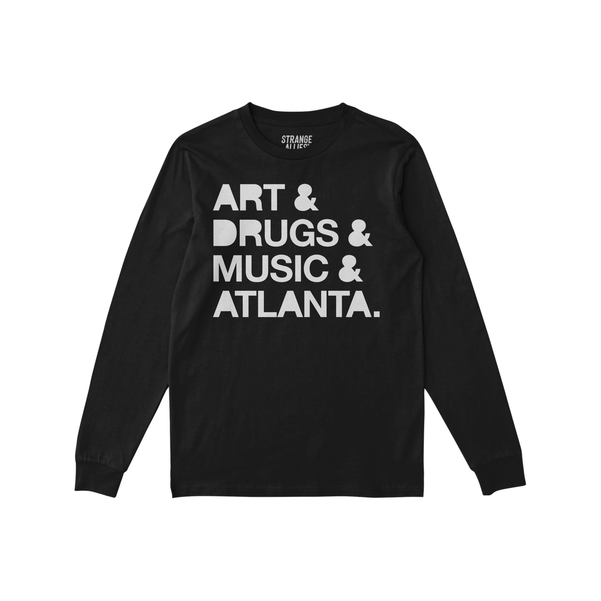 Atlanta Art Drugs Music Long Sleeve T-shirt