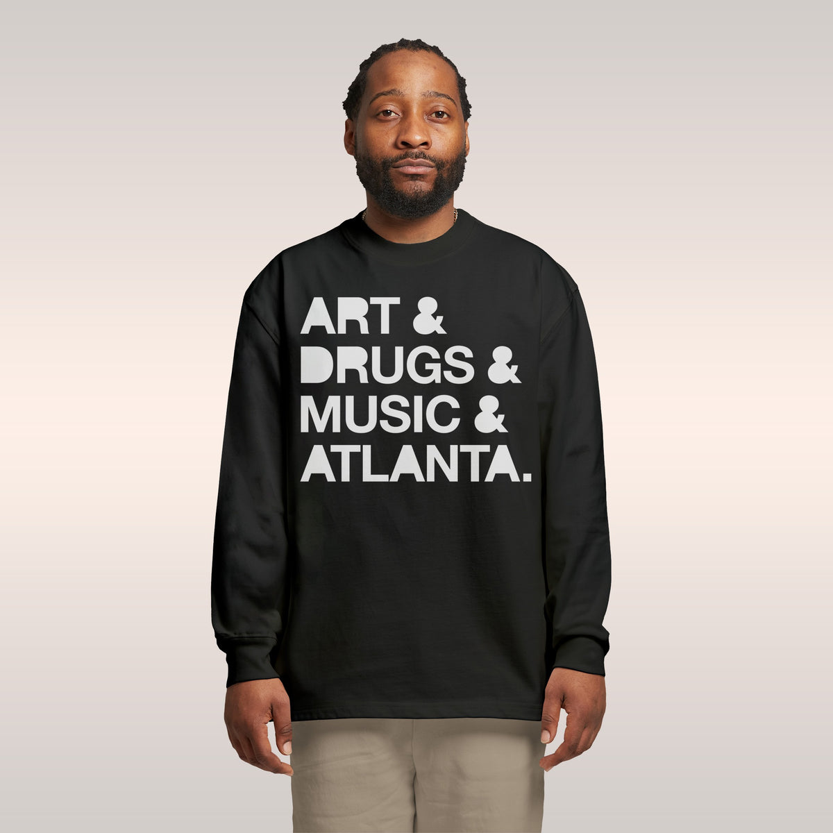 Atlanta Art Drugs Music Long Sleeve T-shirt