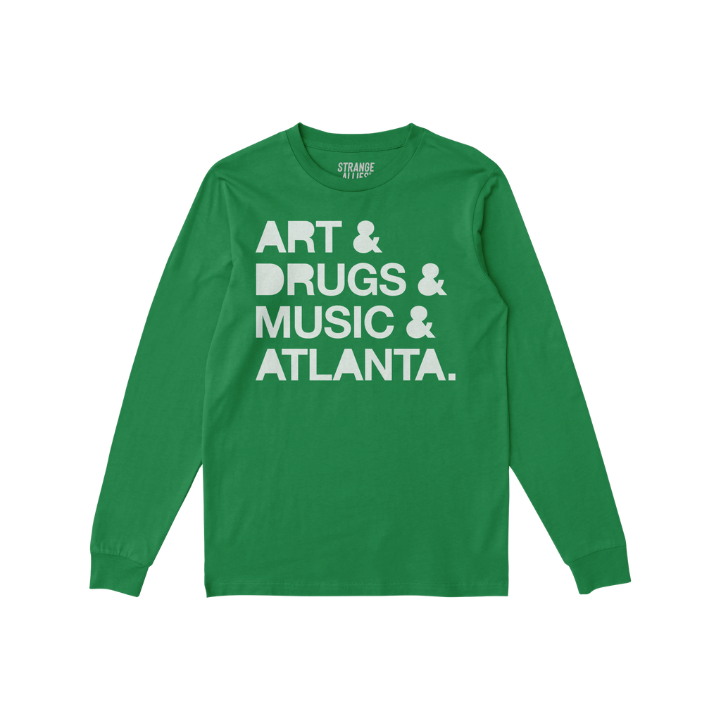 Atlanta Art Drugs Music Long Sleeve T-shirt