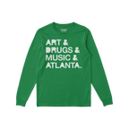 Atlanta Art Drugs Music Long Sleeve T-shirt