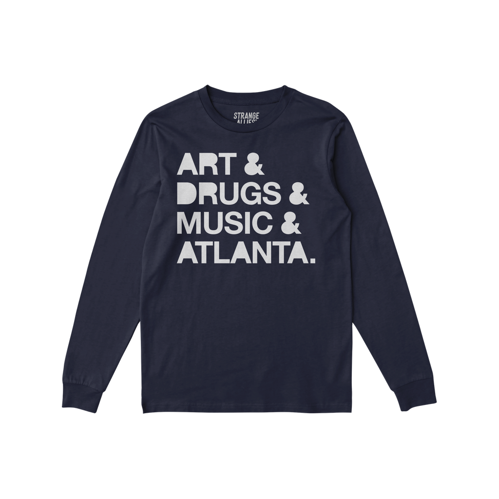 Atlanta Art Drugs Music Long Sleeve T-shirt