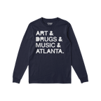 Atlanta Art Drugs Music Long Sleeve T-shirt