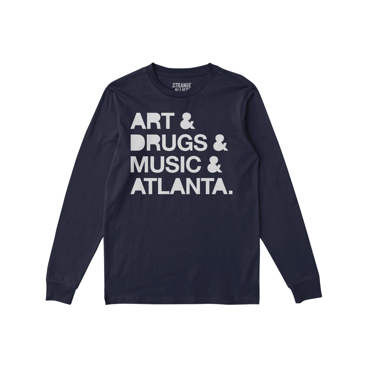 Atlanta Art Drugs Music Long Sleeve T-shirt