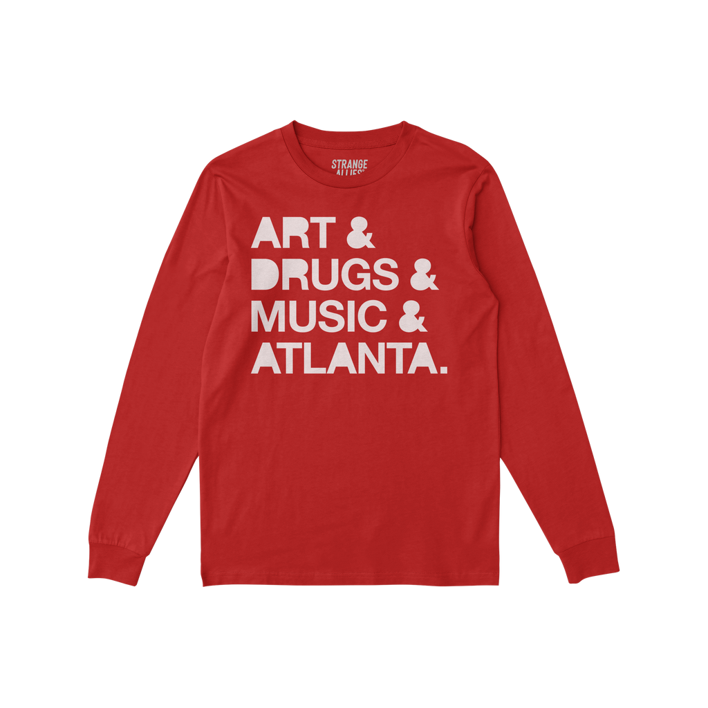 Atlanta Art Drugs Music Long Sleeve T-shirt