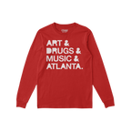 Atlanta Art Drugs Music Long Sleeve T-shirt