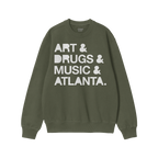 Atlanta Art Drugs Music Sweatshirt