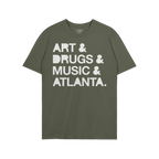 Atlanta Art Drugs Music T-shirt