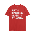 Atlanta Art Drugs Music T-shirt