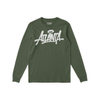 The Atlanta Handstyle T-shirt features a graffiti-style Atlanta script across the chest, embodying street art culture and cit