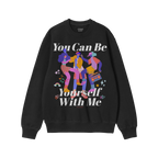 The Be Yourself Shirt features vibrant figures dancing with musical notes and symbols, and the empowering slogan “You Can B