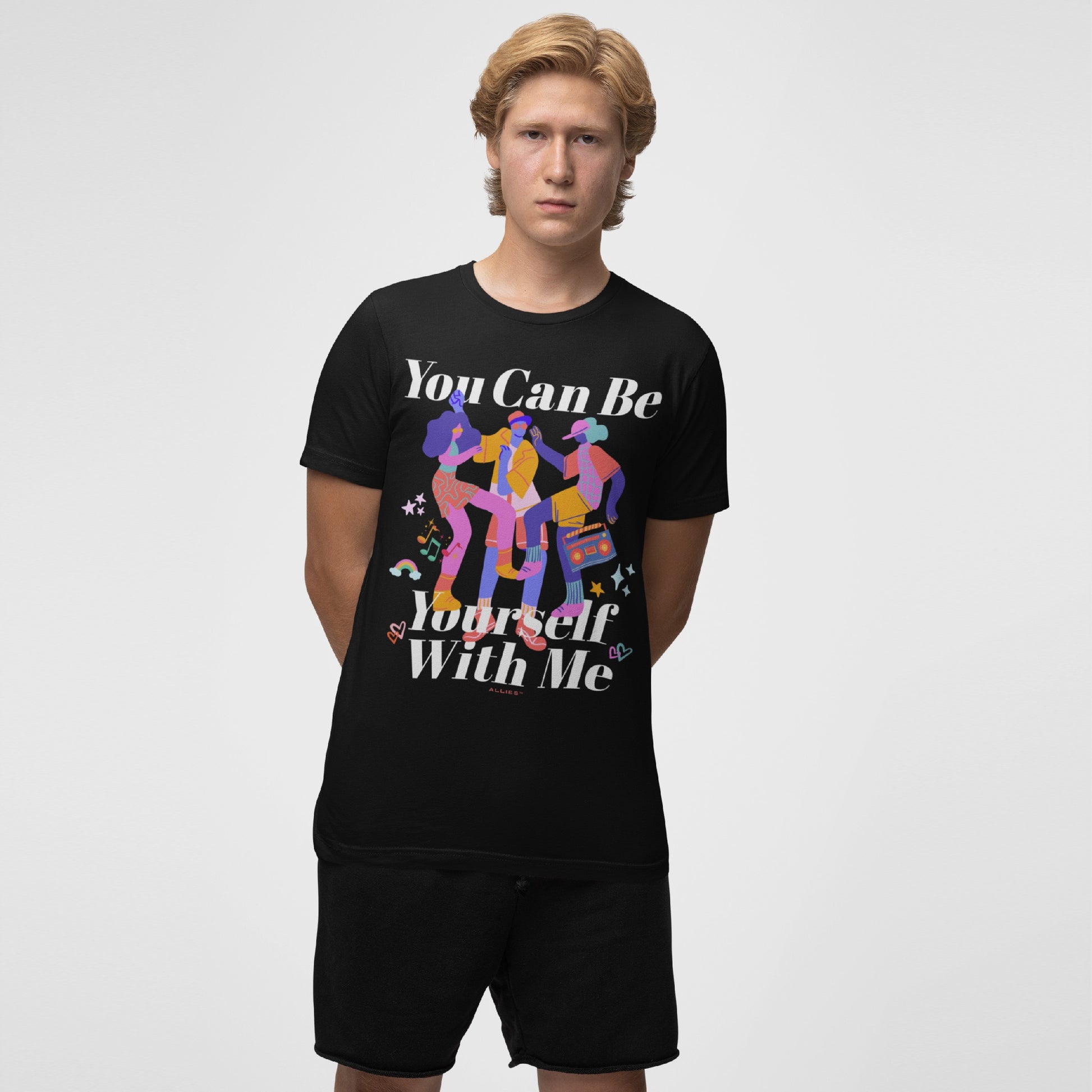 Be Yourself T-shirt by Strange Allies