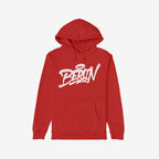 Berlin Handstyle Hoodie featuring graffiti-style Berlin script across the chest, with a kangaroo pocket and drawstrings, embodying street art culture and urban style.