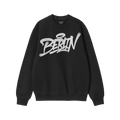 Berlin Handstyle Hoodie & Sweatshirt featuring graffiti-style Berlin script, ribbed details, and ALLIES label. A stylish stre