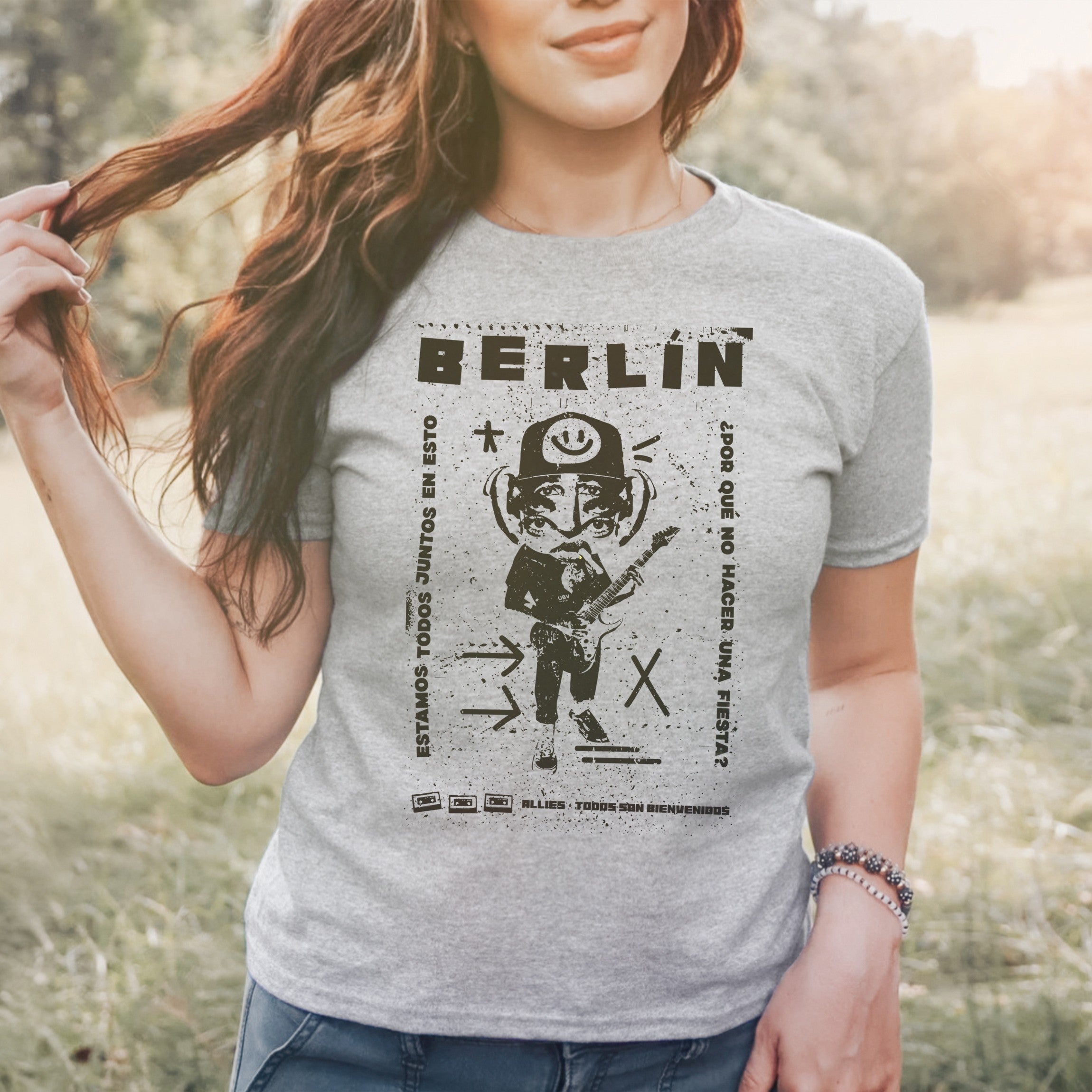 Berlin Punk Women's Baby Tee