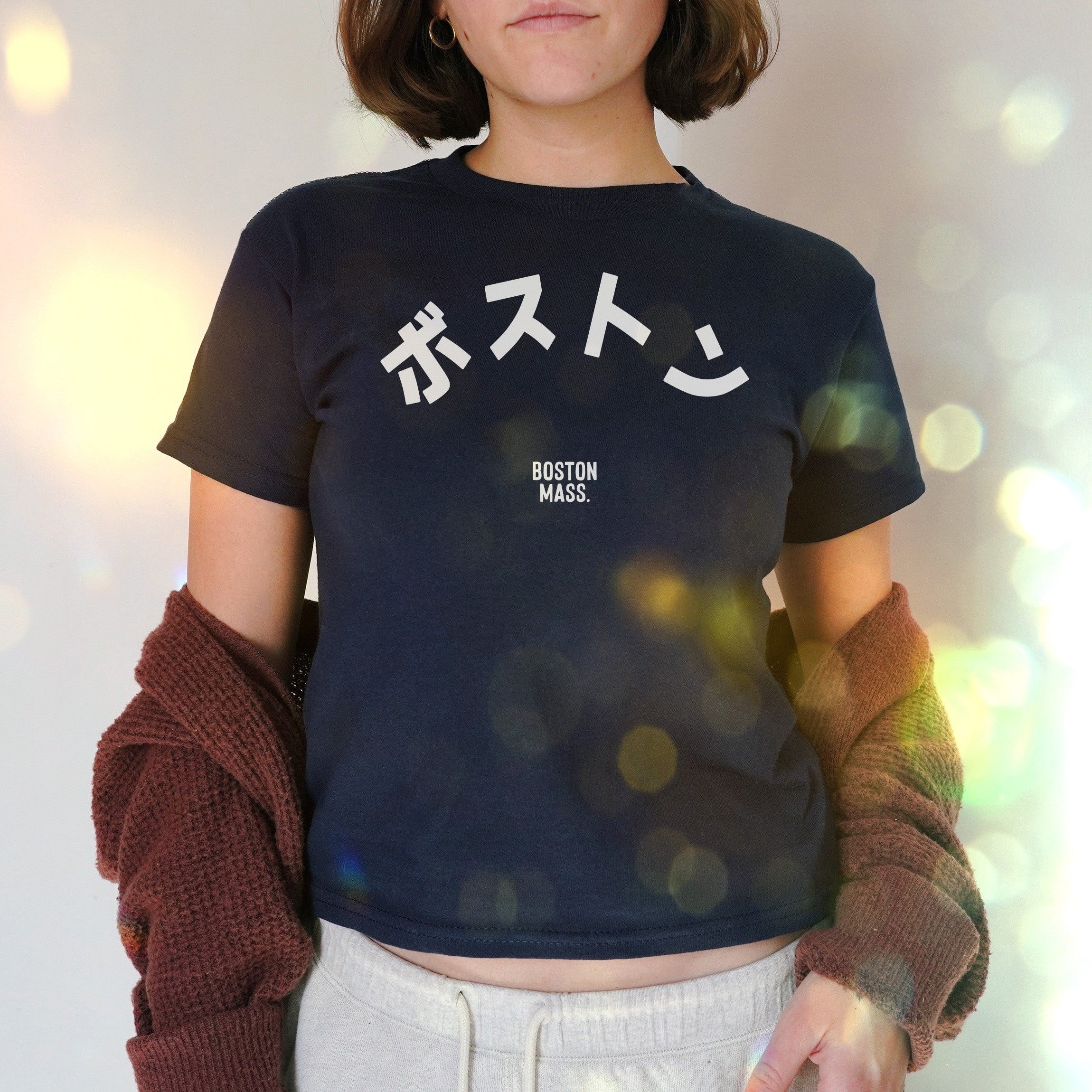 Boston Japanese Women's Baby Tee