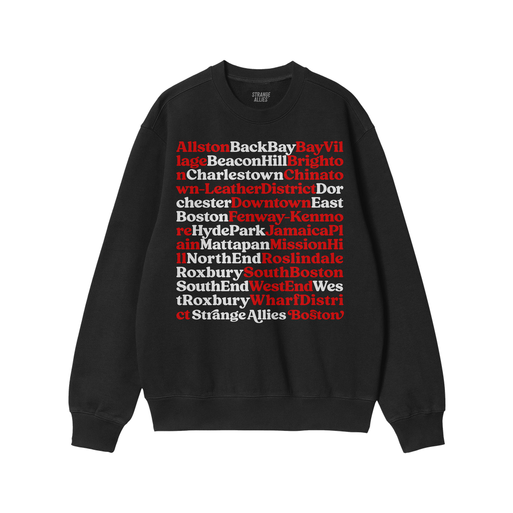 Boston Neighborhoods Sweatshirt