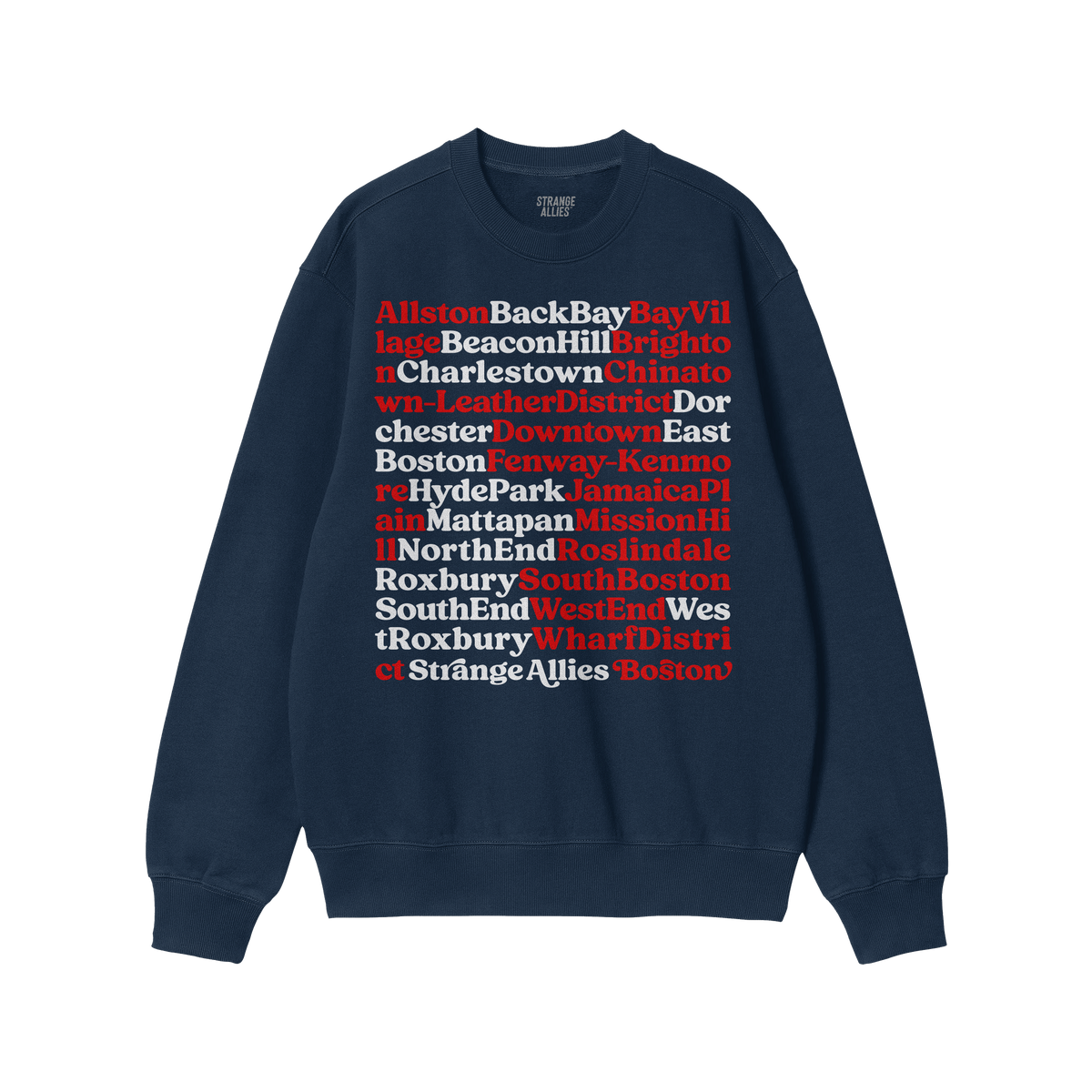 Boston Neighborhoods Sweatshirt