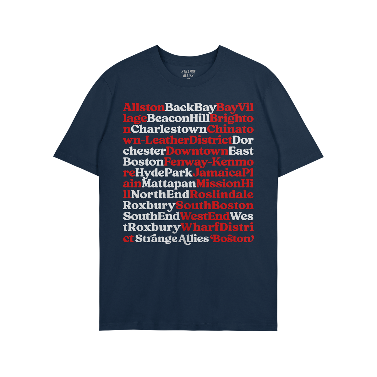 Boston Neighborhoods T-shirt