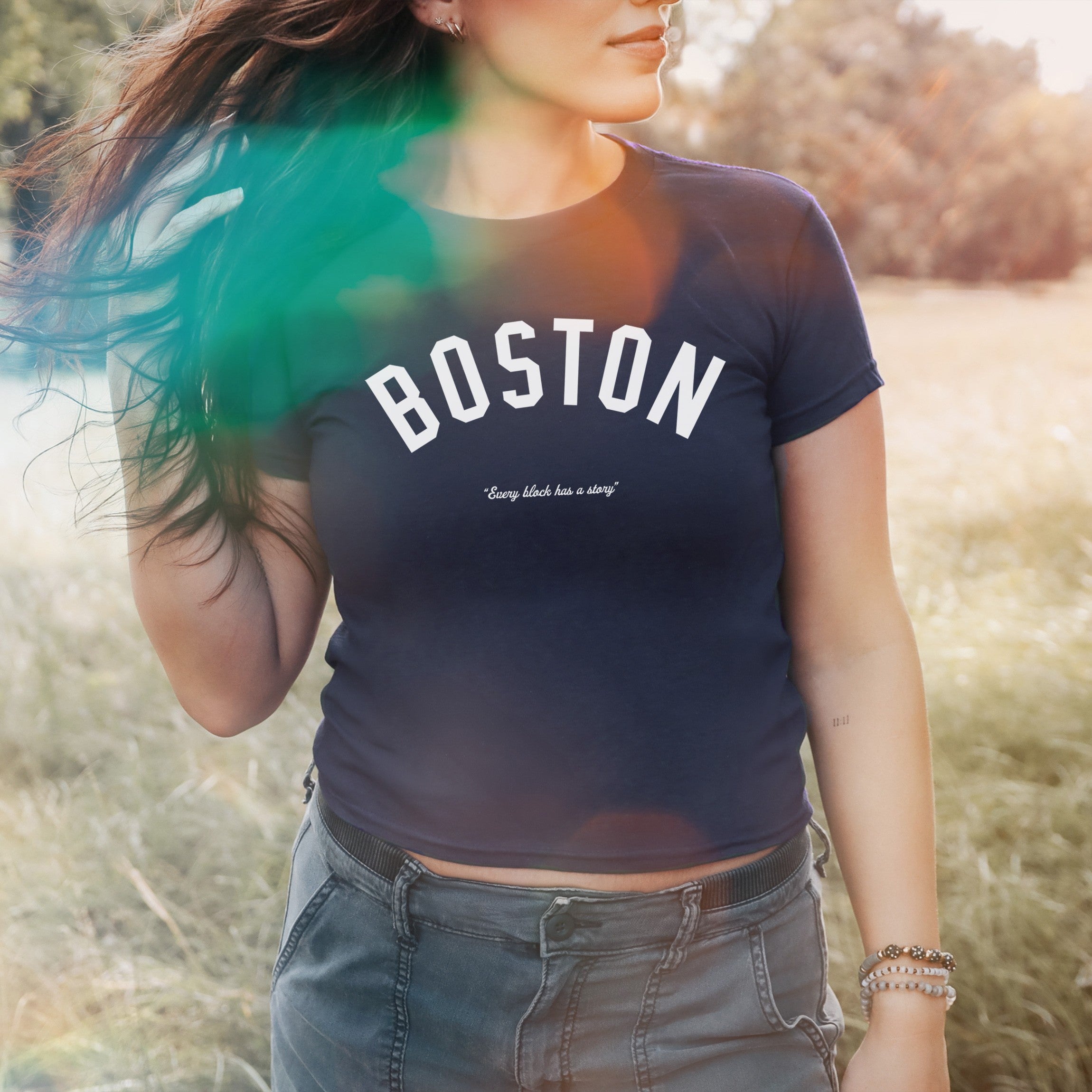 Boston Story Women's Baby Tee