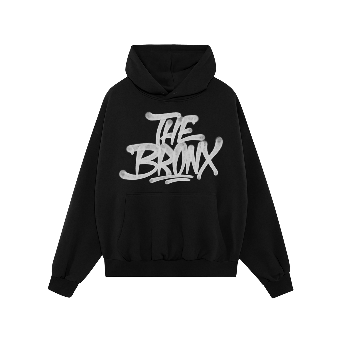 Bronx Handstyle Hoodie & Sweatshirt showcases a dark-navy hoodie with a white graffiti THE BRONX script, embodying raw boroug
