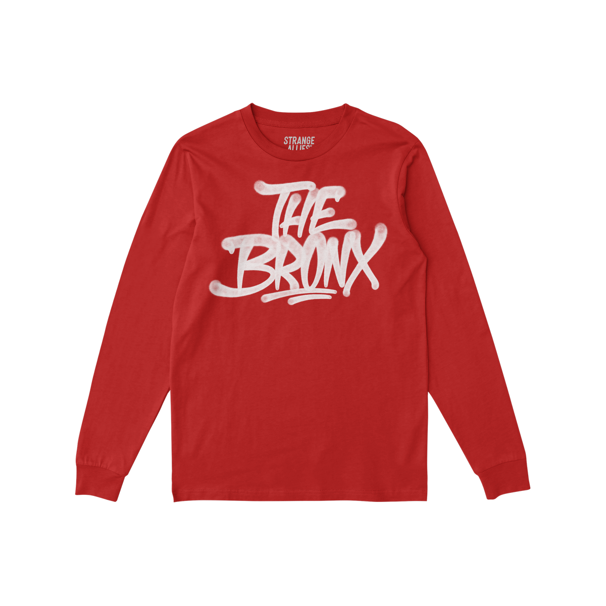 Bronx Handstyle T-shirt featuring graffiti-style THE BRONX print across the chest, embodying NYC pride and urban culture. Per