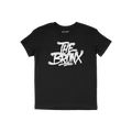 Bronx Handstyle T-shirt featuring a bold, white graffiti-style THE BRONX print on black fabric, capturing urban pride and edg