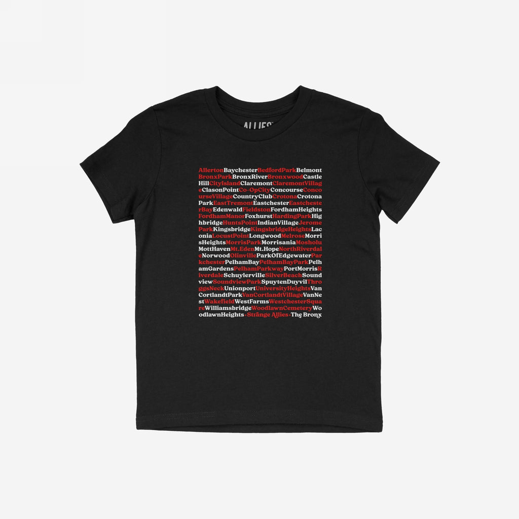 Bronx Neighborhoods T-shirt