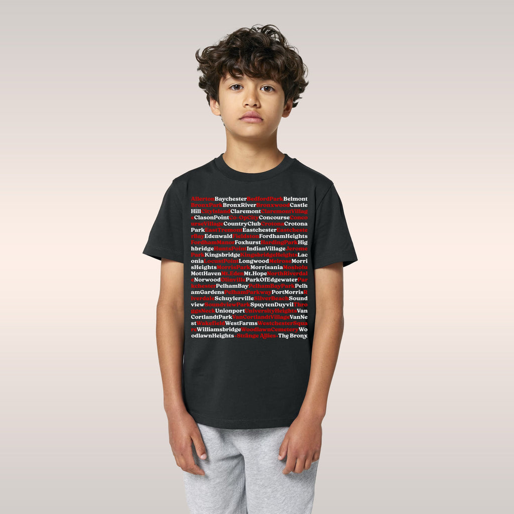Bronx Neighborhoods Kids T-shirt