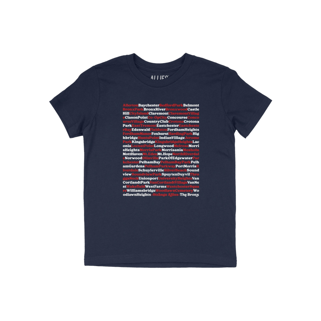 Bronx Neighborhoods Kids T-shirt