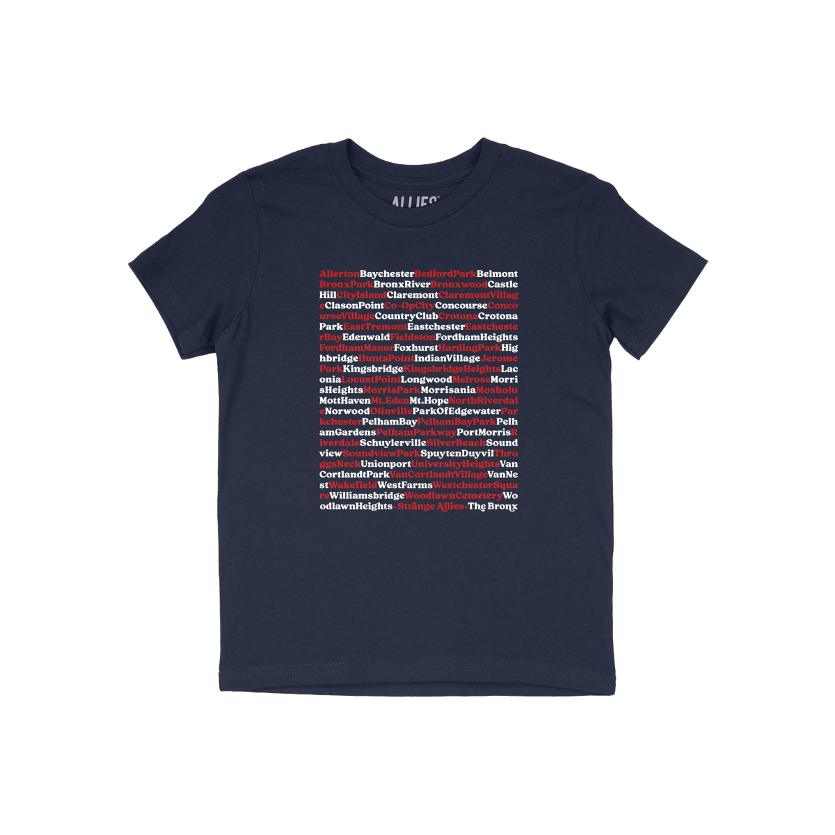 Bronx Neighborhoods Kids T-shirt