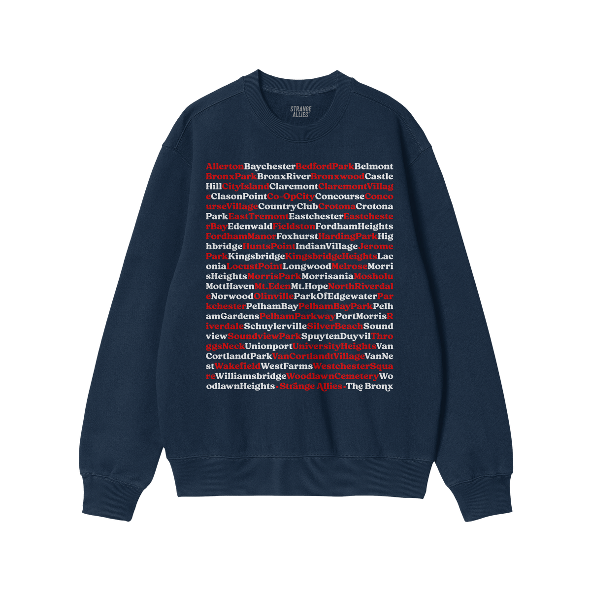 Bronx Neighborhoods Sweatshirt