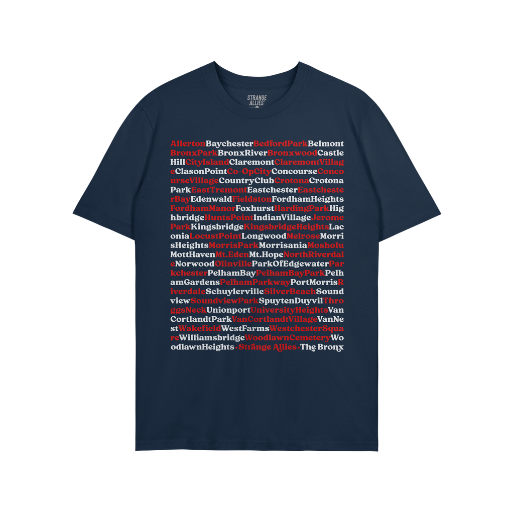 Bronx Neighborhoods T-shirt