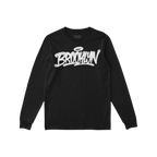 Black Brooklyn Handstyle T-shirt featuring a graffiti-style “BROOKLYN” print across the chest, with a “STRANGE ALLIES��