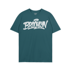 Brooklyn Handstyle T-shirt in royal blue with graffiti-style BROOKLYN lettering across the chest, crew-neck and short sleeves