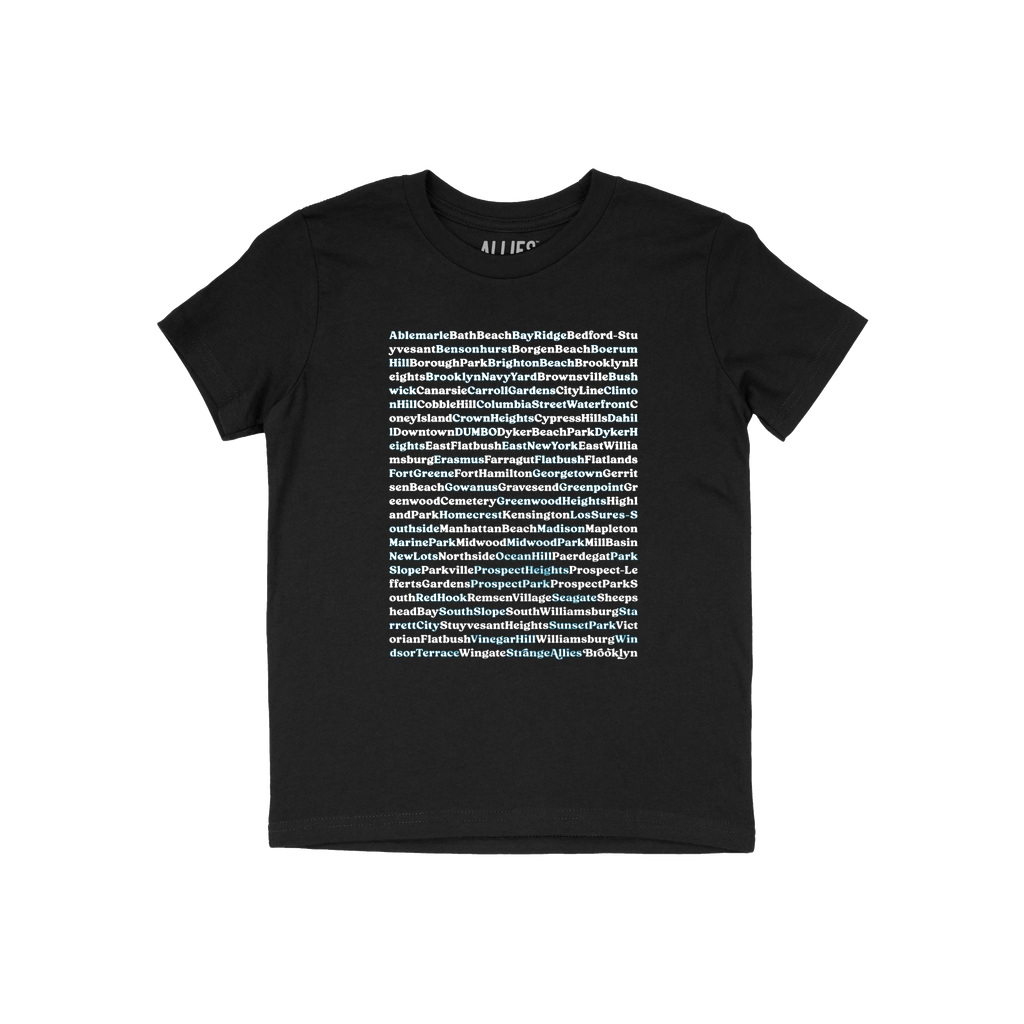 Brooklyn Neighborhoods Kids T-shirt