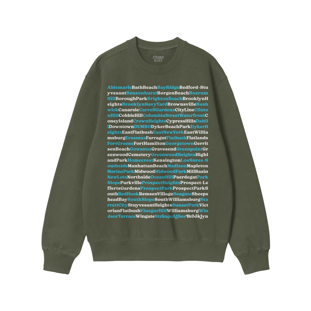 Brooklyn Neighborhoods Sweatshirt
