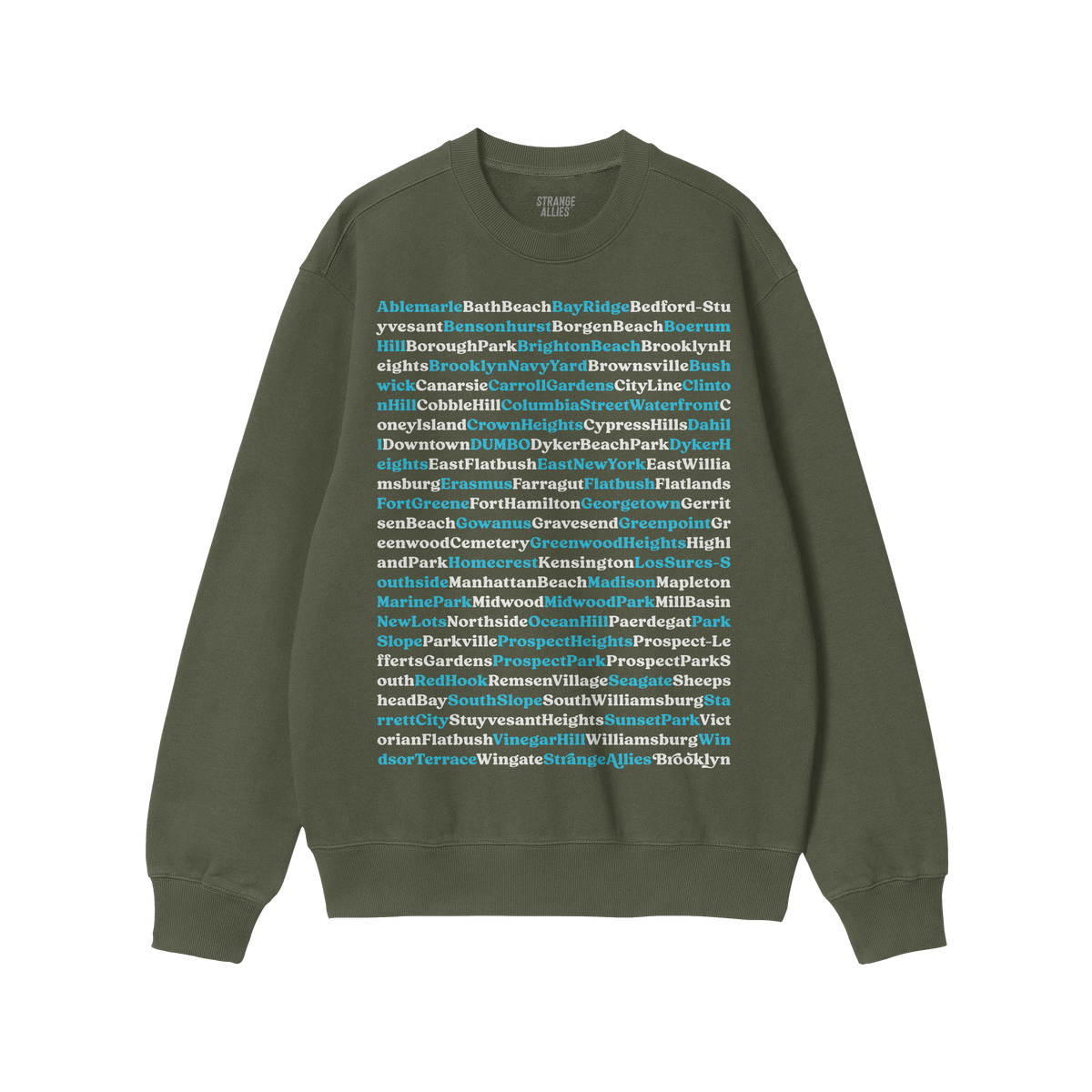 Brooklyn Neighborhoods Sweatshirt