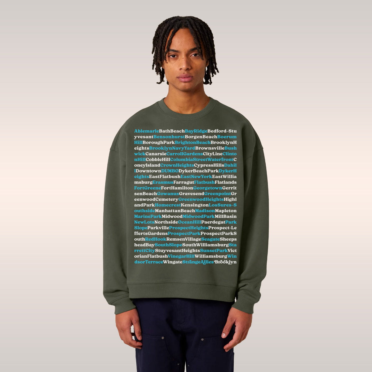Brooklyn Neighborhoods Sweatshirt