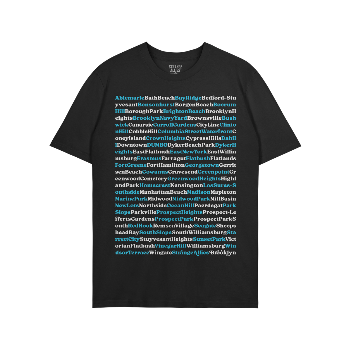 Brooklyn Neighborhoods T-shirt