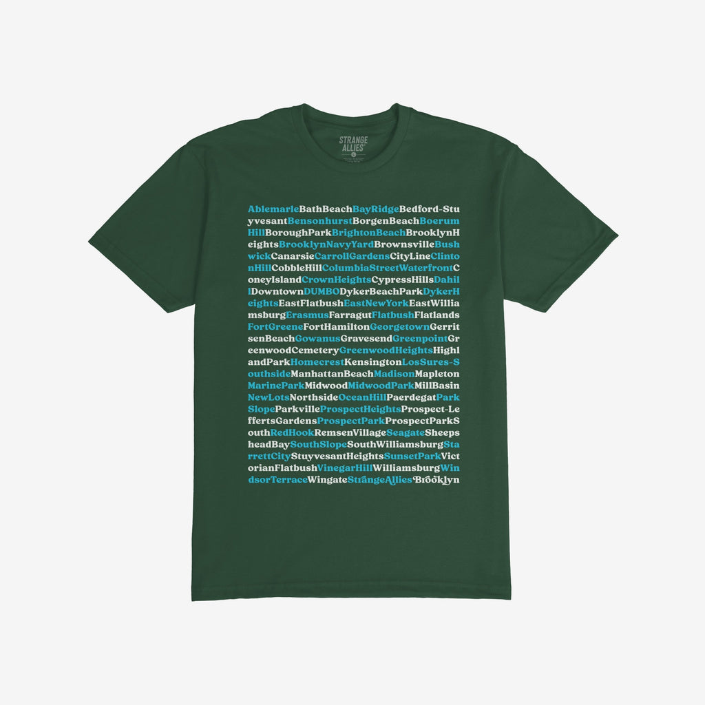 Brooklyn Neighborhoods T-shirt