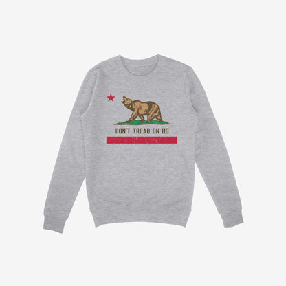 California Gadsden Flag Shirt Sweatshirt Heather Gray by Strange Gang