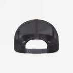 California Gadsden Flag Trucker Hat features a black mesh back with adjustable snap-back closure, embodying defiance and unity against oppression with its bold bear emblem and powerful message.