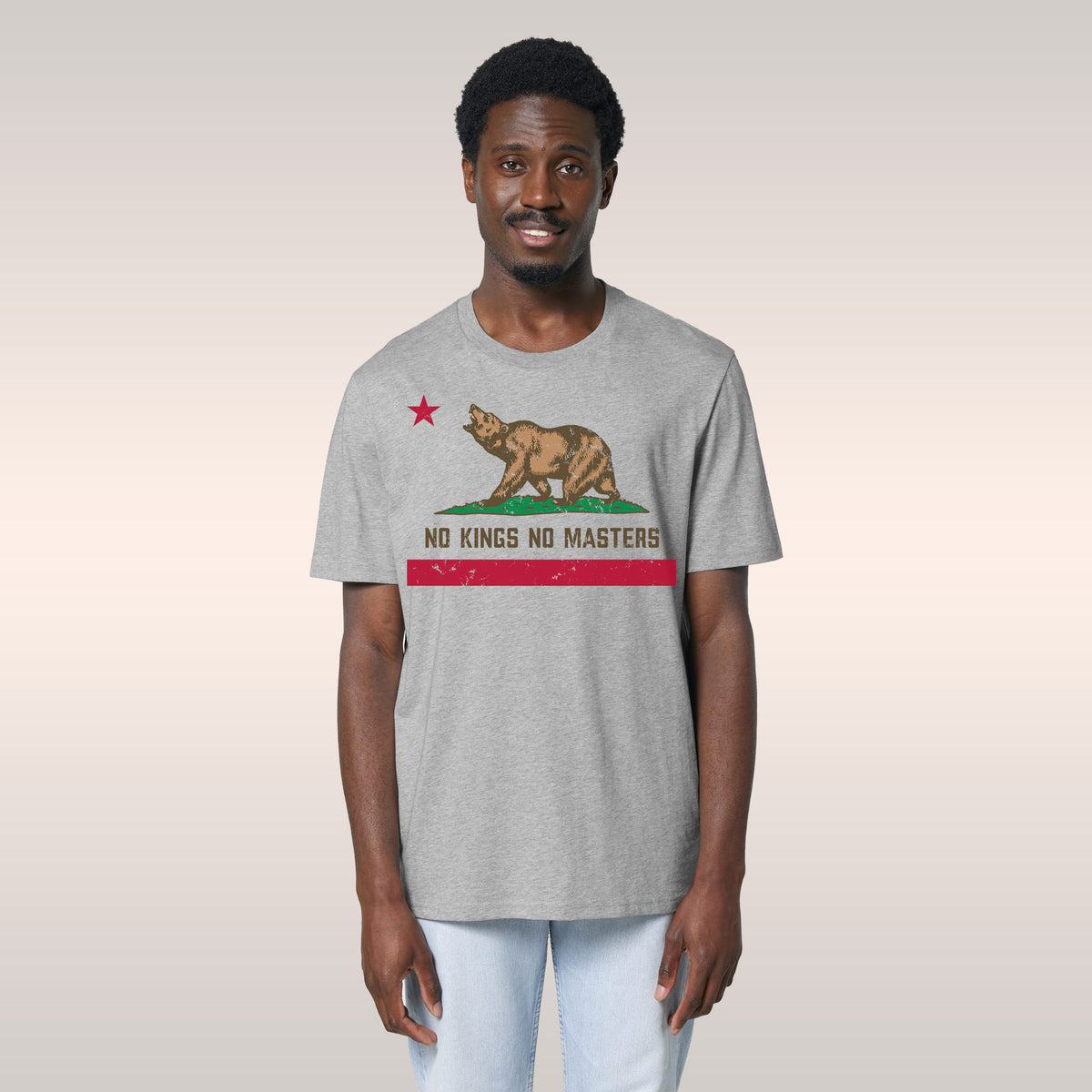 California No Kings Flag T-shirt