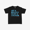 Chicago Art Drugs Music Women's Baby Tee