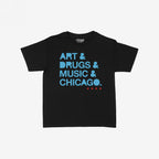 Chicago Art Drugs Music Women's Baby Tee